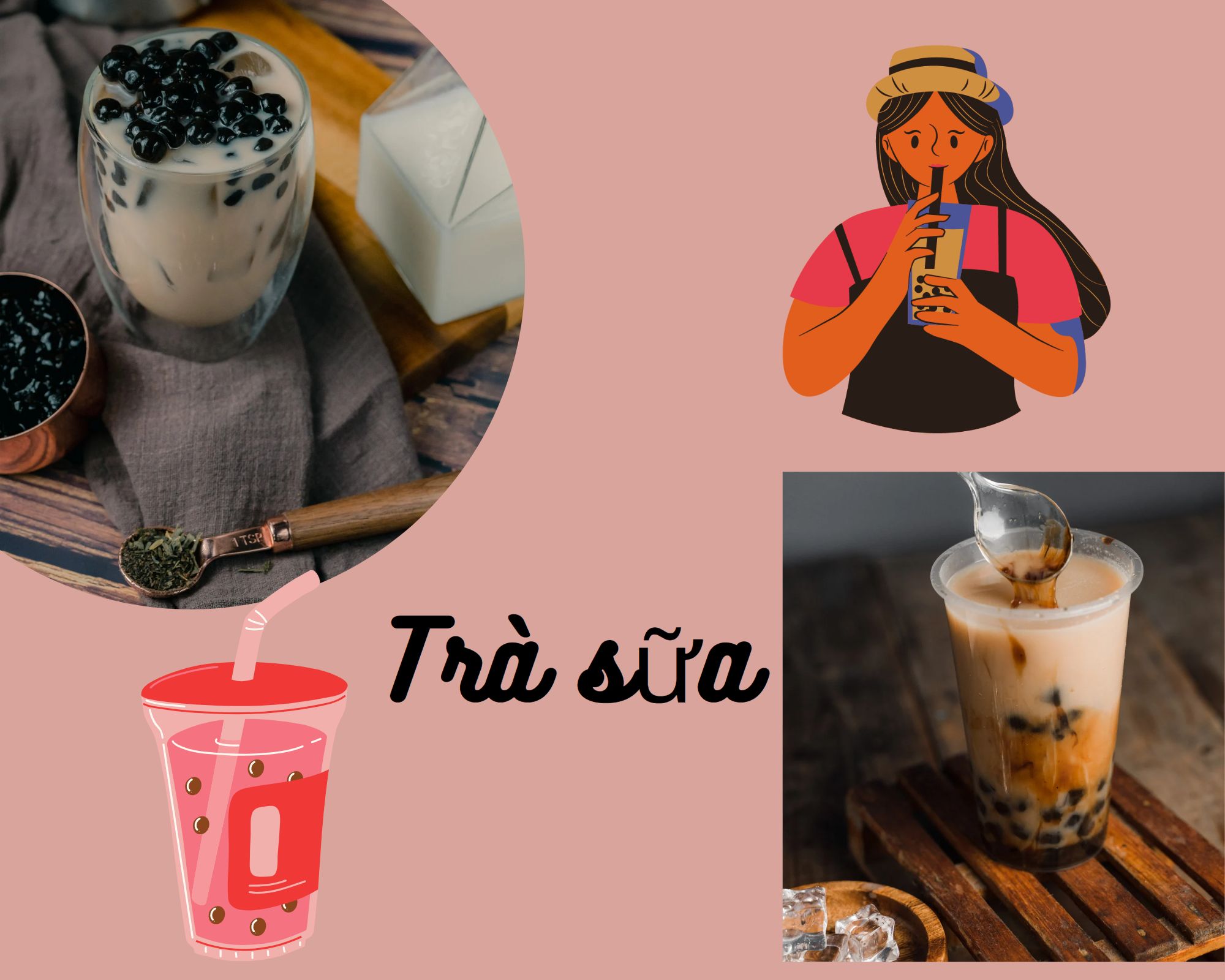Các loại bột sử dụng trong chế biến trà sữa